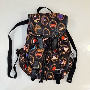Disney Vintage Down-string Backpack with Colorful Character Cameos - Snow White